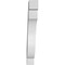 Ekena Millwork 3-in. W x 18-in. D x 24-in. H Copenhagen Architectural Grade PVC Knee Brace BRCP03X18X24CHG - alternate 2